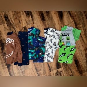 LOT of Boys size 8 pajamas
